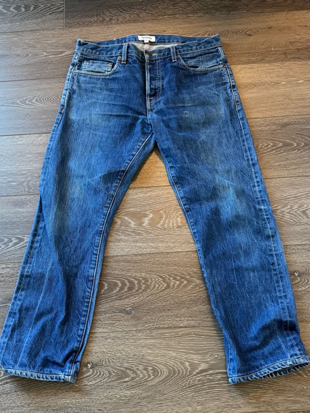 Buck Mason standard Fit Blue Jeans - 100% Cotton - 32 Waist